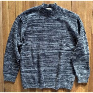 SCANDIA Woods Vtg Y2K Men Sweater L 100% Cotton Crewneck Fisherman Skater Grunge